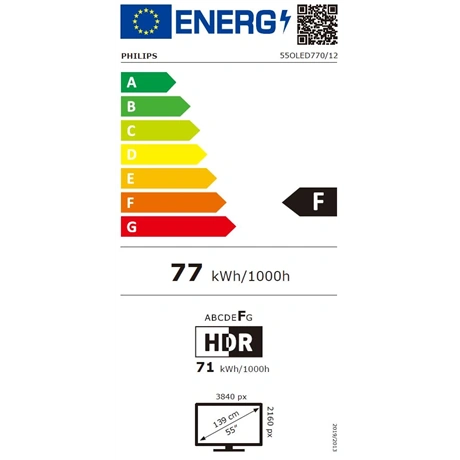 Philips 55OLED770/12 UHD AMBILIGHT SMART OLED TV