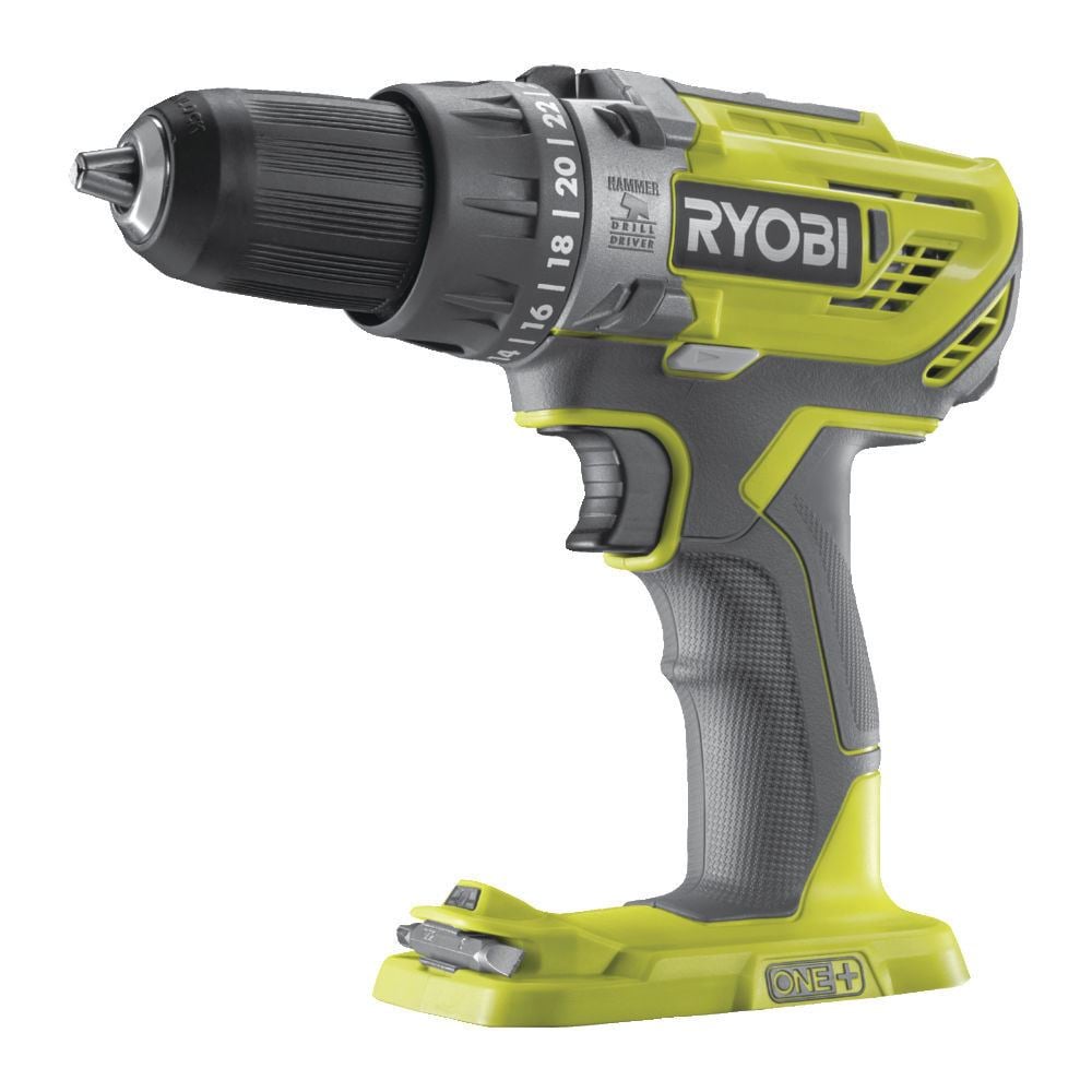 Ryobi R18PD3-0 18 V nagyteljesítményű ütvefúró-csavarozó akku és töltő nélkül Ryobi R18PD3-0 18 V nagyteljesítményű ütvefúró-csavarozó akku és töltő nélkül