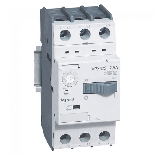 Legrand MPX3 TM 1.6-2.5A 3P 32S motorvédő kismegszakító (417306)