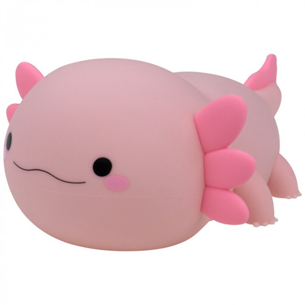 MARYS MW61489 Éjszakai LED lámpa, Axolotl, akkumulátoros, USB kábellel , 2,5W, 4000K, Rózsaszín