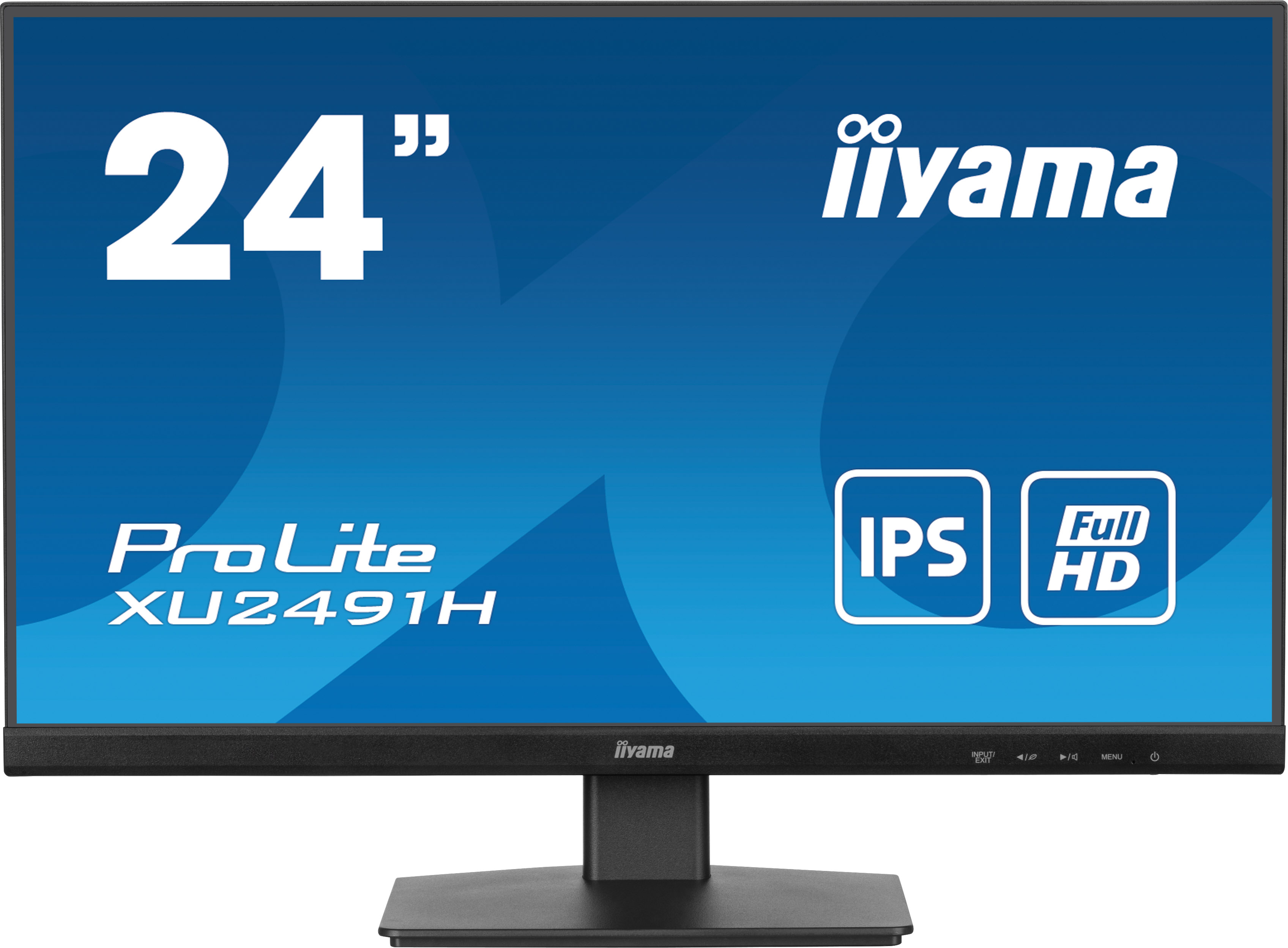 iiyama 23,8" ProLite XU2491H-B1 IPS LED Monitor - 1920x1080, Full HD, LED, IPS, 100Hz, 0,5ms Fekete