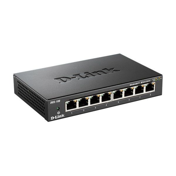 D-Link DGS-108/E 8 Port Gigabit Ethernet Switch