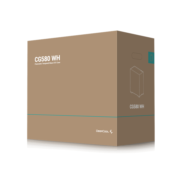DeepCool  CG580 WH  fehér ablakos Számítógépház