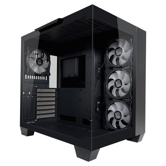  LC Power  LC-809B-ON "Dark Storm_X"  Számítógépház