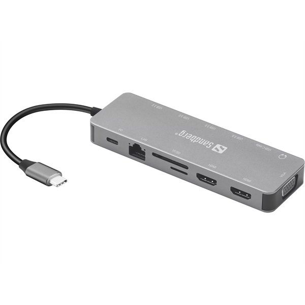 Sandberg USB-C 13-in-1 Travel Dock Sandberg USB-C 13-in-1 Travel Dock