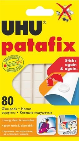 UHU Patafix gyurmaragasztó 80 kocka/csomag (1160039125)