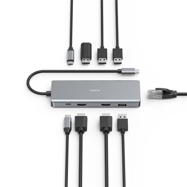 Hama FIC USB 3.1 TYPE-C,9IN1 Dokkoló 