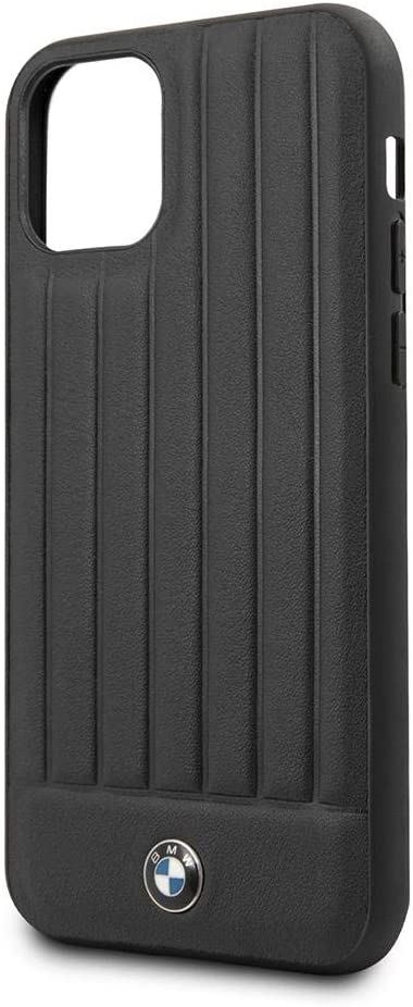 BMW iPhone 11 Pro csíkos kemény tok fekete (BMHCN58POCBK)