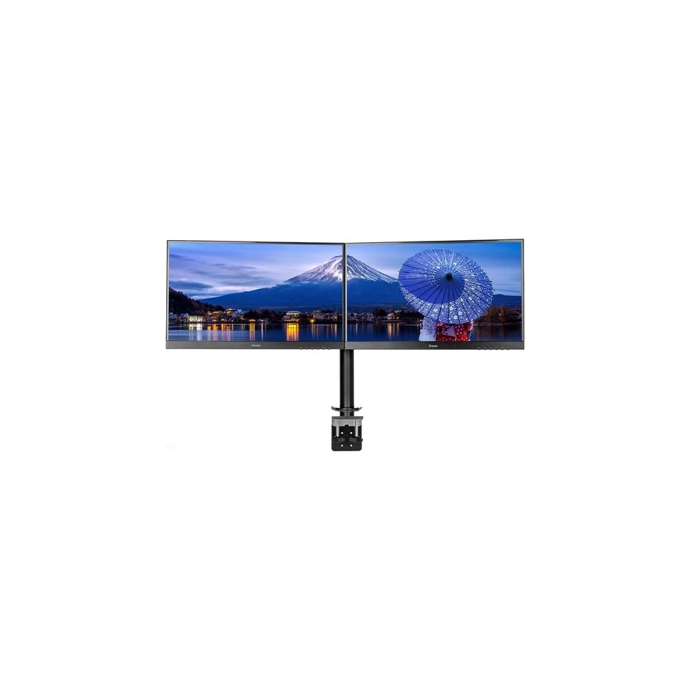 iiyama DS1002C-B1 10"-30" Egyszerű és funkcionális dupla asztali kar Fekete