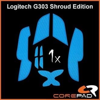 Corepad Soft Grips Logitech G303 Shroud Edition egérbevonat kék (CG71800) Corepad Soft Grips Logitech G303 Shroud Edition egérbevonat kék (CG71800)