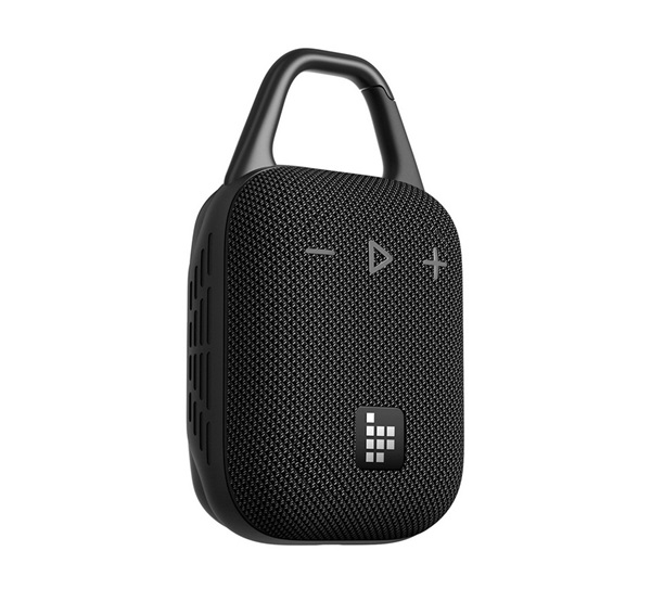 Tronsmart MIRTUNE H1 bluetooth hordozható hangszóró (v5.3, 2000mAh belső akku, 50W, IPX7 vízálló, karabíner) FEKETE (MIRTUNE H1 BLACK)