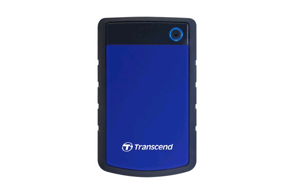 2TB 2.5" Transcend StoreJet 25H3 külső winchester USB 3.0 (TS2TSJ25H3B) ütésálló feket-kék 2TB 2.5" Transcend StoreJet 25H3 külső winchester USB 3.0 (TS2TSJ25H3B) ütésálló feket-kék
