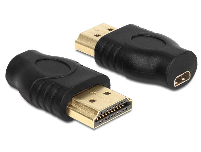 Delock 65507 HDMI micro D anya --> HDMI A apa adapter (65507) Delock 65507 HDMI micro D anya --> HDMI A apa adapter (65507)