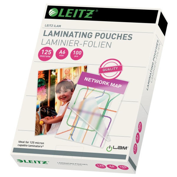 Leitz iLam Standard A6 125 mikron 100db/csomag meleglamináló-fólia