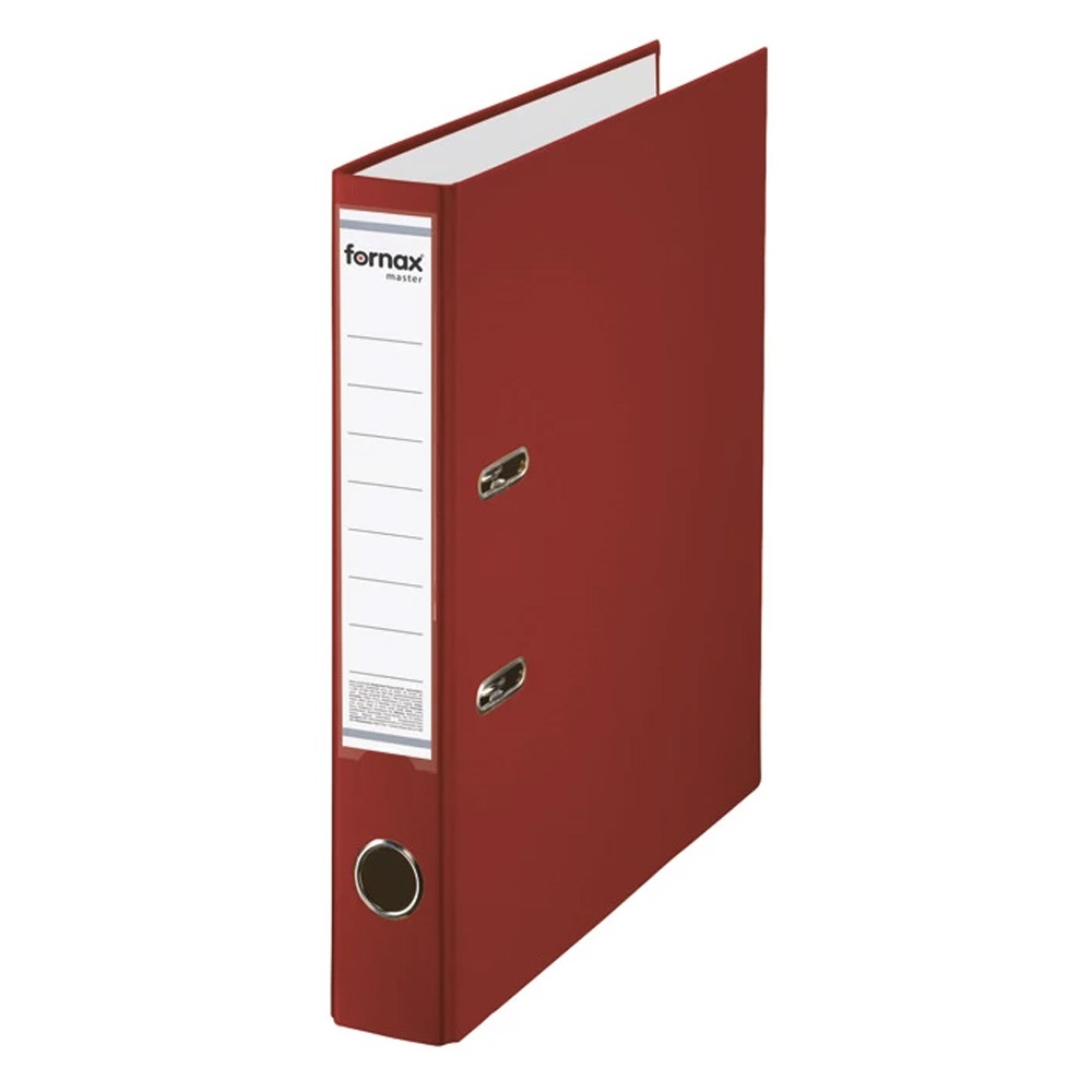 Fornax Master Iratrendező A4, 5,5 cm,  bordó (SA-403323)