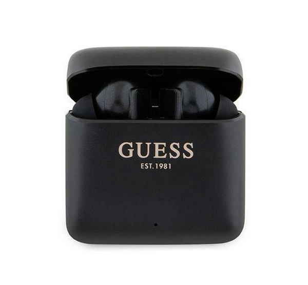CG MOBILE GUESS PRINTED LOGO bluetooth fülhallgató SZTEREO (v5.1, TWS, mikrofon + töltőtok) FEKETE (GUTWSSU20ALEGK)