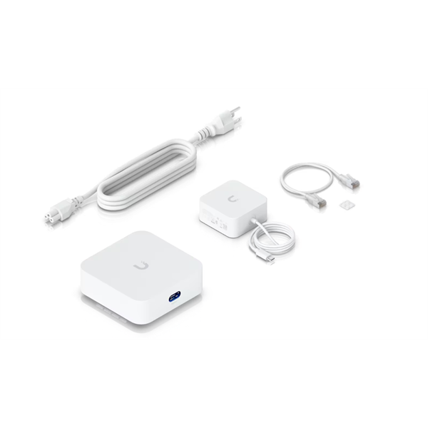 UBiQUiTi Asztali - UX7 Vezetékes Router Gateway és Accesspoint TriBand 1x2,5Gbit (LAN) + 1x10Gbit (WAN)  WiFi7 