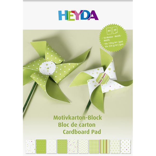 Heyda Zöld A4 20 lapos kartonlap szett Heyda Zöld A4 20 lapos kartonlap szett