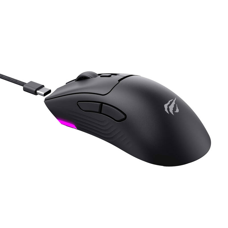 Havit MS966 RGB vezetékes gamer  egér Fekete 