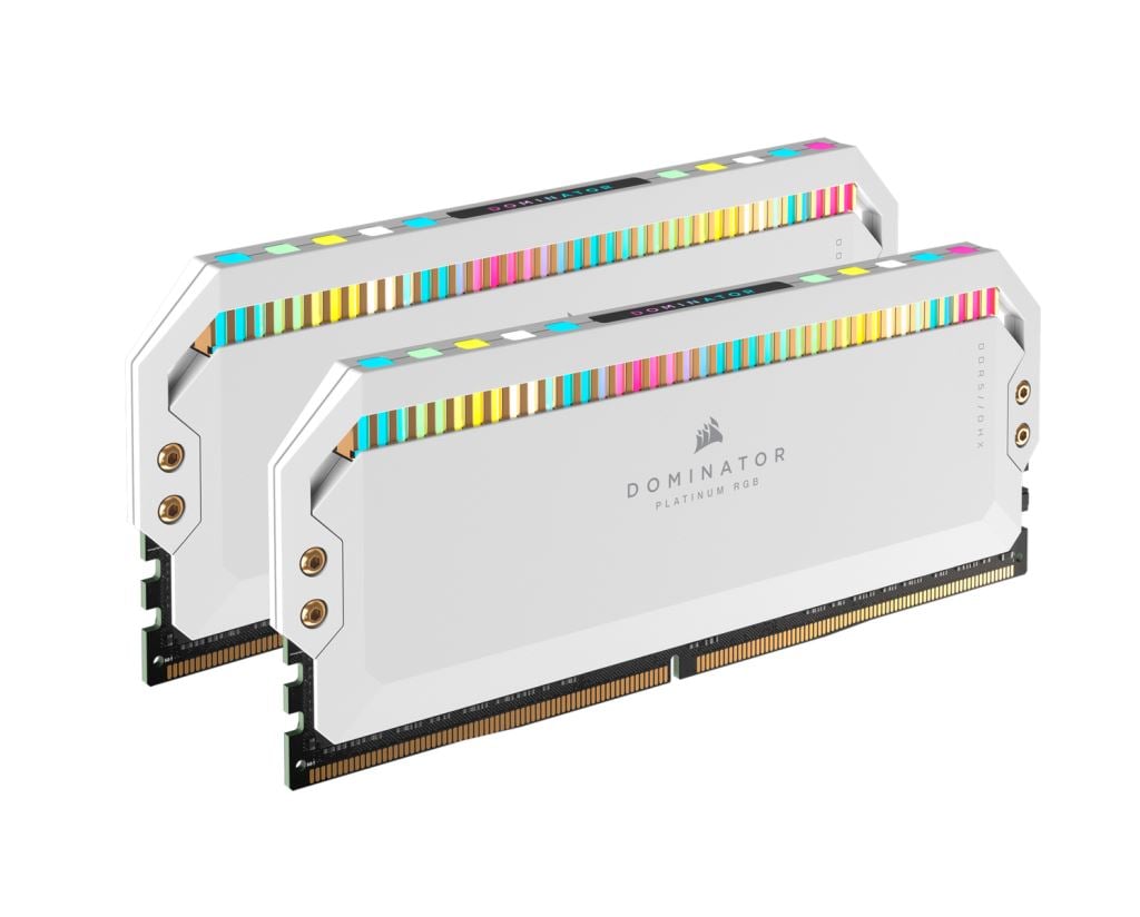 32GB 5200MHz DDR5 RAM Corsair DOMINATOR PLATINUM RGB White CL40 (2x16GB) (CMT32GX5M2B5200C40W)