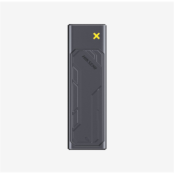 HIKVISION HIKSEMI M.2 SSD NVMe & SATA Alumínium ház, USB 3.2/Type-C (10Gbps) Külső Ház Sötét Szürke HIKVISION HIKSEMI M.2 SSD NVMe & SATA Alumínium ház, USB 3.2/Type-C (10Gbps) Külső Ház Sötét Szürke