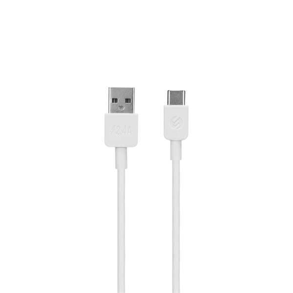 S-Link  SL-EC30T  5V/2.4A/3,4A 17W  Type-C 100cm adat+töltőkábel Fehér 