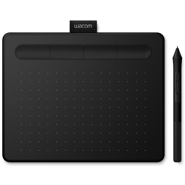 Wacom Intuos S Manga Bluetooth digitális rajztábla fekete (CTL-4100WLK-M)