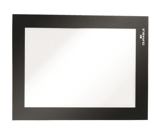 Durable Infokeret, A6, mágneses,  "DURAFRAME MAGNETIC", fekete (DB494801)