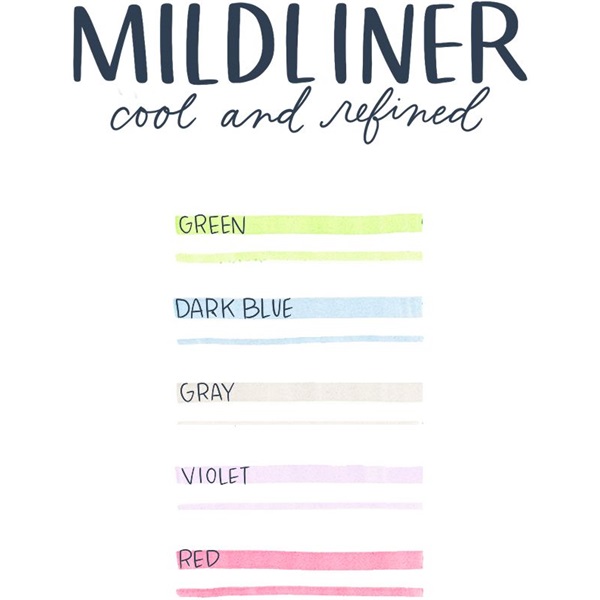 Zebra Mildliner Cool&Refined 5db-os kettős végű szövegkiemelő készlet