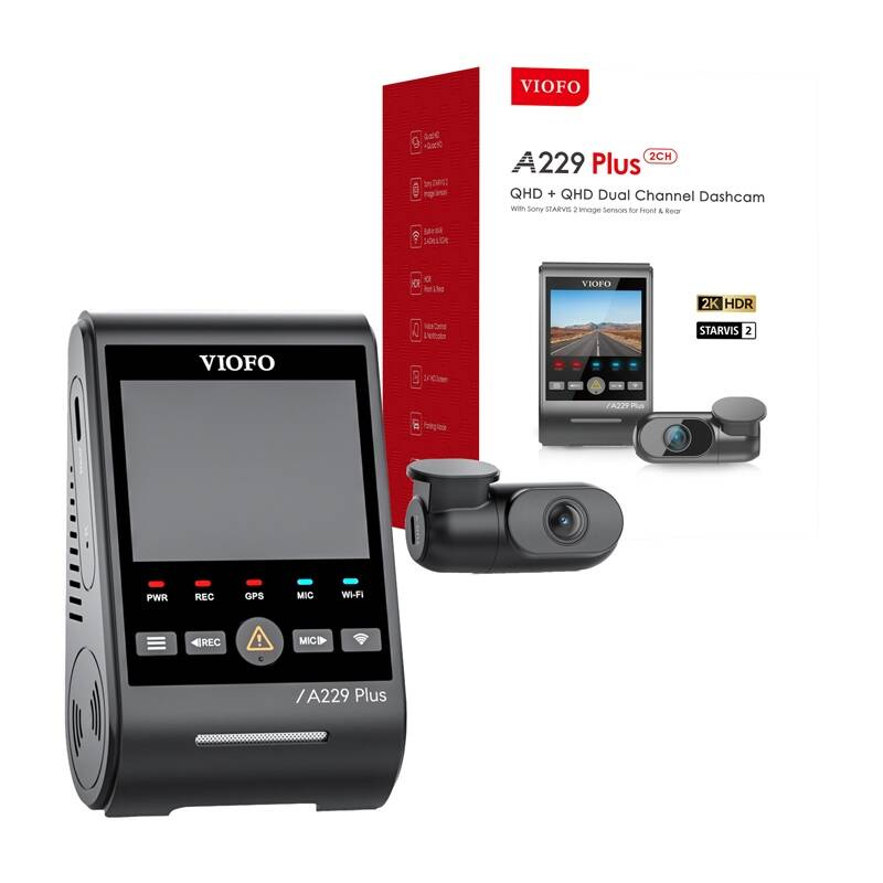 VIOFO A229 PLUS 2CH 2K + 2K WiFi GPS