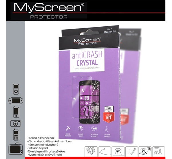 MYSCREEN ANTI CRASH képernyővédő fólia (extra karcálló, 3H) ÁTLÁTSZÓ [CAT S30]