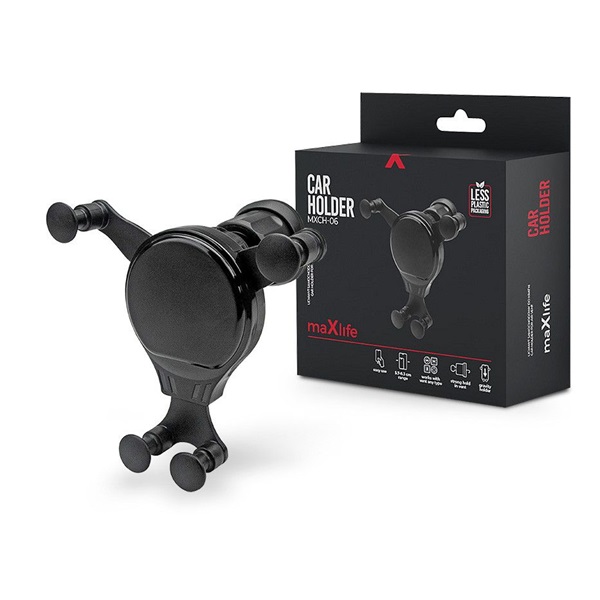 Maxlife TF-0247 Maxlife univerzális szellőzőrácsba illeszthető autós tartó Maxlife TF-0247 Maxlife univerzális szellőzőrácsba illeszthető autós tartó