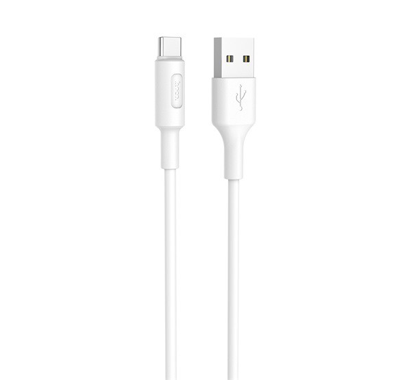 HOCO X25 adatkábel és töltő (USB - Type-C, gyorstöltés támogatás, 100cm) FEHÉR (X25_TYPE_1M_W) HOCO X25 adatkábel és töltő (USB - Type-C, gyorstöltés támogatás, 100cm) FEHÉR (X25_TYPE_1M_W)
