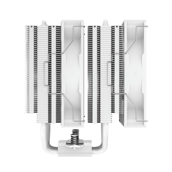 DeepCool CPU Cooler - AG620 WH ARGB (29,4 dB; max, 115,32 m3/h; 4pin PWM, 6 db heatpipe, 12cm, A-RGB LED, fehér)