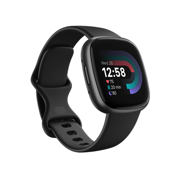 FITBIT Versa 4 okosóra (Black / Graphite Aluminium)