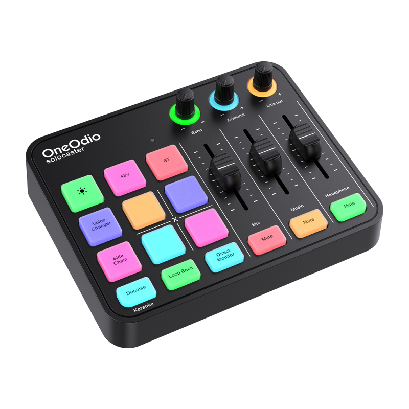 OneOdio Solocaster hangkeverő és hangkártya