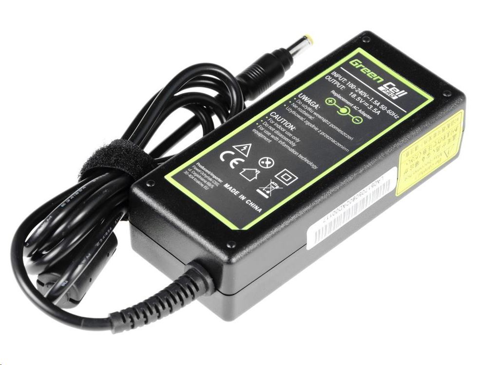 Green Cell Notebook töltő HP 65W ; 18.5V ; 3.5A ; 4.8mm-1.7mm (AD11P) Green Cell Notebook töltő HP 65W ; 18.5V ; 3.5A ; 4.8mm-1.7mm (AD11P)