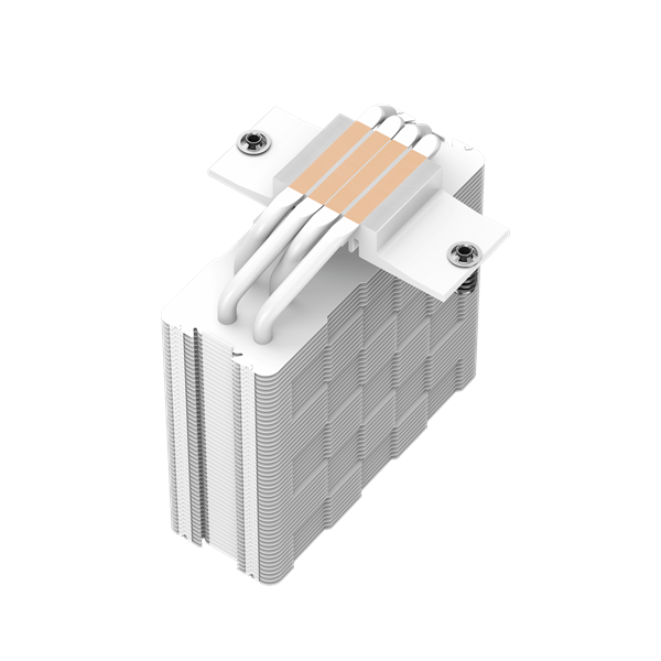DeepCool CPU Cooler - AG400 WH ARGB (31,6 dB; max, 128,93 m3/h; 4pin, 4 db heatpipe, 12cm, PWM, A-RGB LED, fehér)