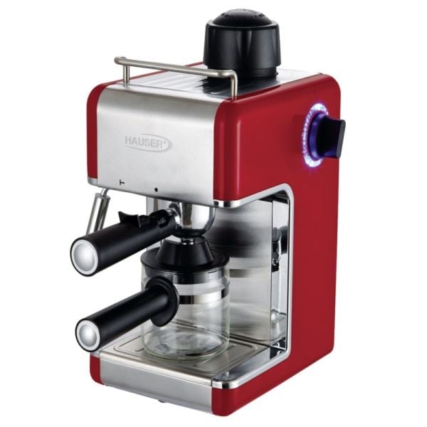 Hauser CE-929 eszpresszó kávéfőző ezüst-bordó Hauser CE-929 eszpresszó kávéfőző ezüst-bordó
