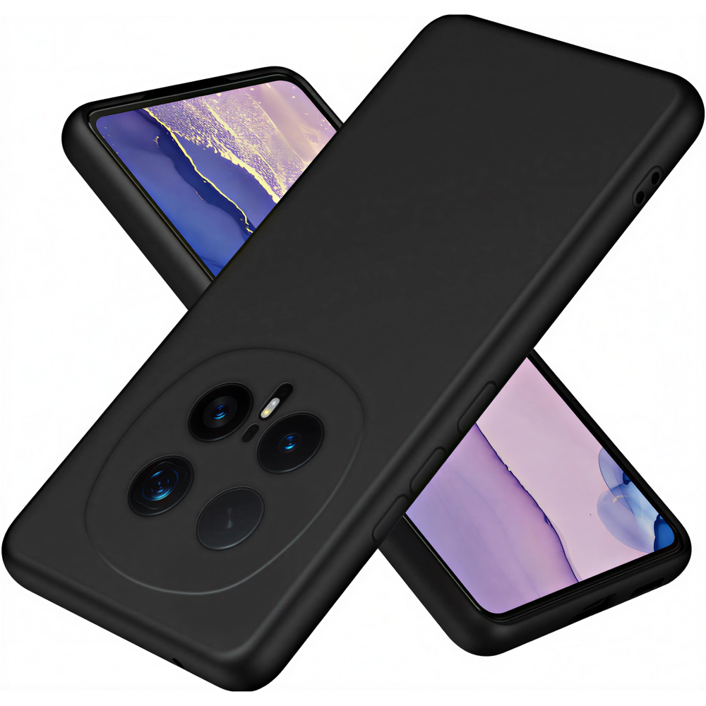 Honor Magic 8 Pro 5G prémium szilikon tok, Fekete