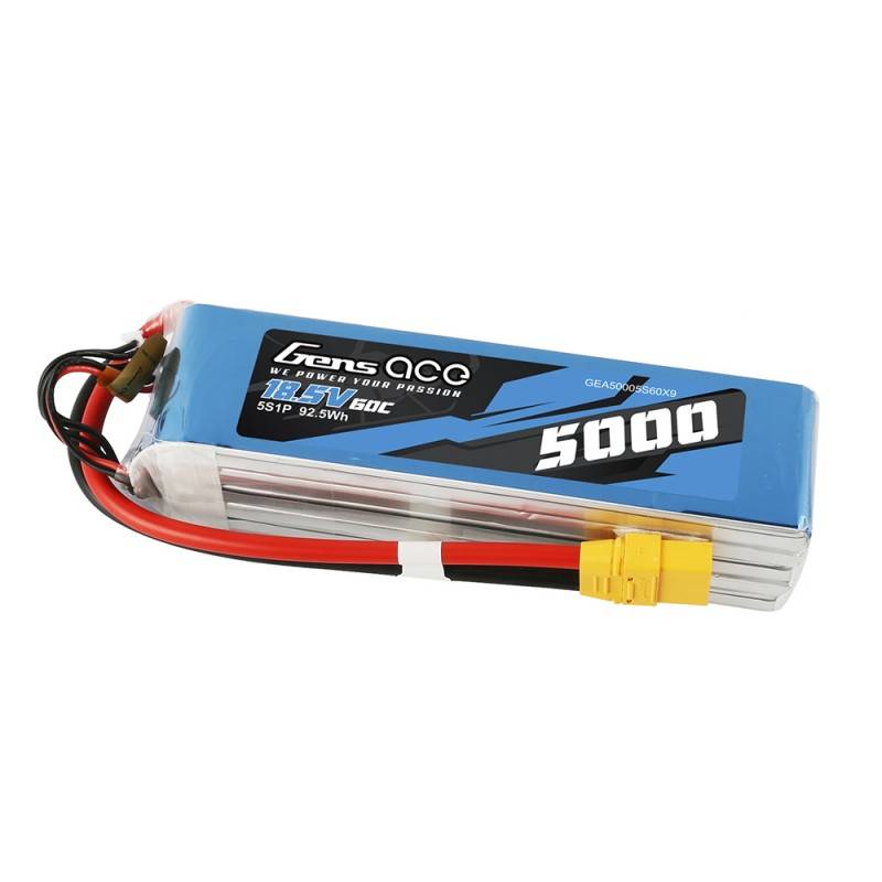 LiPo Gens Ace Bashing 5000mAh 18.5V 60C 5S1P - XT90 akkumulátor