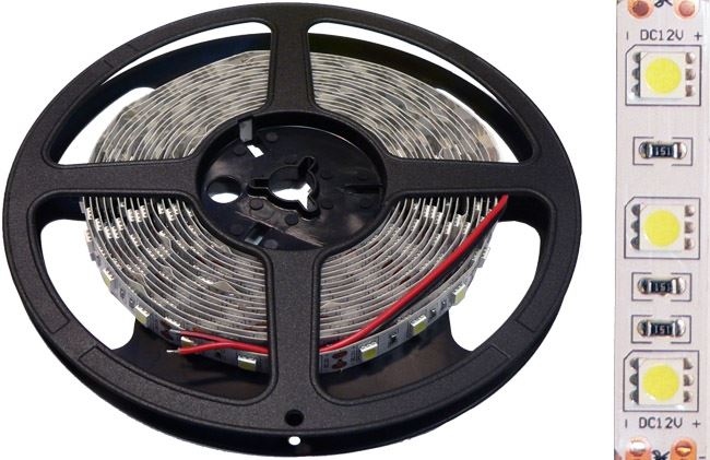 Sunwor 5050-60D W Erős Fényű LED szalag 5 m hideg fehér (114428) Sunwor 5050-60D W Erős Fényű LED szalag 5 m hideg fehér (114428)