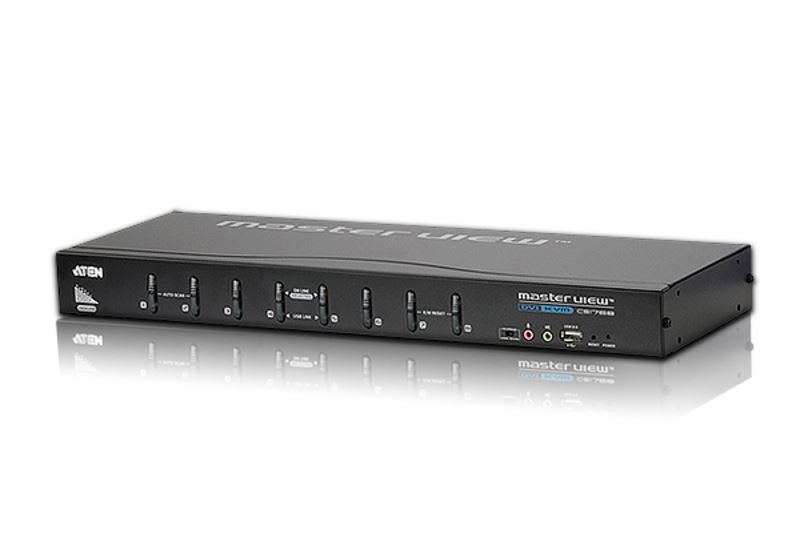 ATEN KVM Switch 2PC USB 2.0 DVI Audio (CS1768) ATEN KVM Switch 2PC USB 2.0 DVI Audio (CS1768)