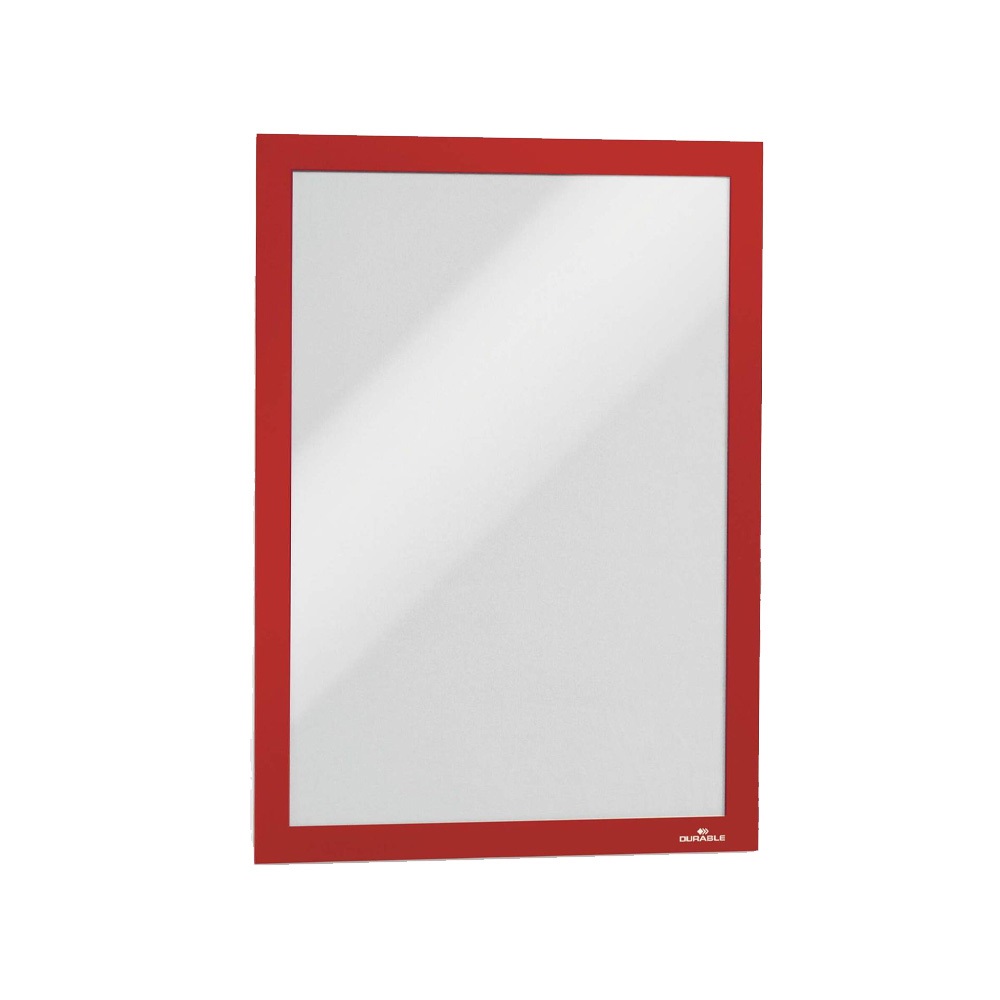 Durable Infókeret A4,  Duraframe piros (489903)