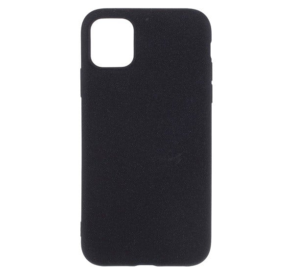 Szilikon telefonvédő (matt) FEKETE [Apple iPhone 11 Pro Max]