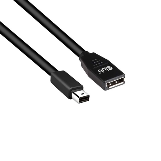  Club3D Mini DisplayPort to DisplayPort1.4 Extension Cable 8K60Hz DSC1.2 HBR3 HDR M/F 1m 
