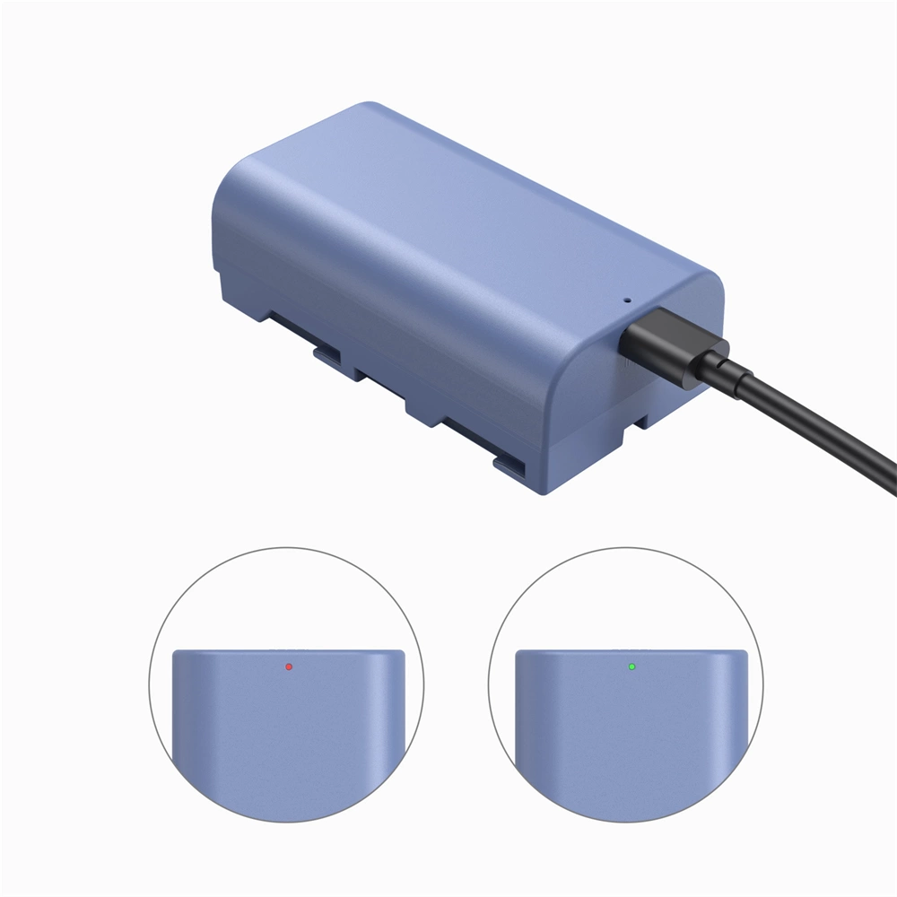SMALLRIG NP-F550 USB-C Újratölthető fényképezőgép akkumulátor SMALLRIG NP-F550 USB-C Újratölthető fényképezőgép akkumulátor
