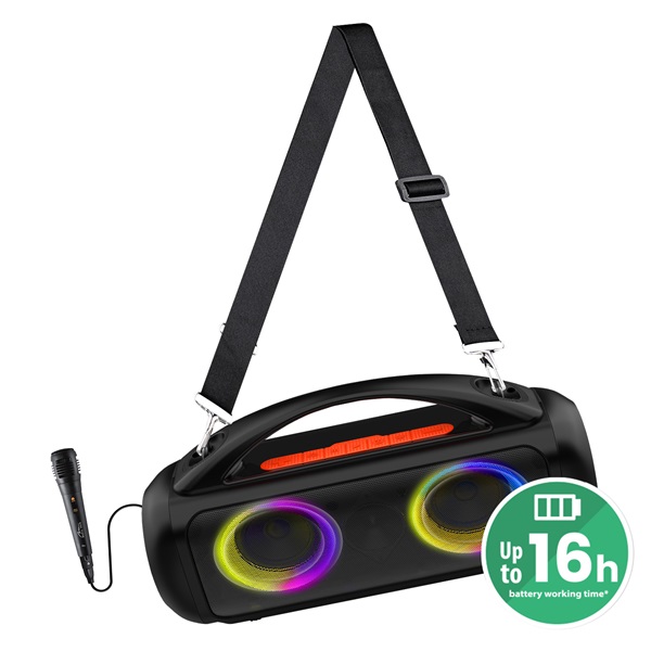 MEDIA-TECH Bluetooth Hangszóró POWER AUDIO PRO mikrofonnal MEDIA-TECH Bluetooth Hangszóró POWER AUDIO PRO mikrofonnal