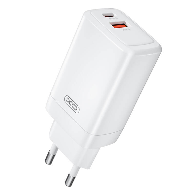 XO CE17 65 W  1x USB-C  1x USB-A Fali töltő