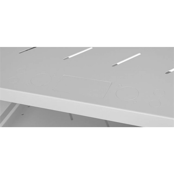 Stalflex 4U fali rack szekrény 19" 350mm szürke (RC19-4U-350GG)